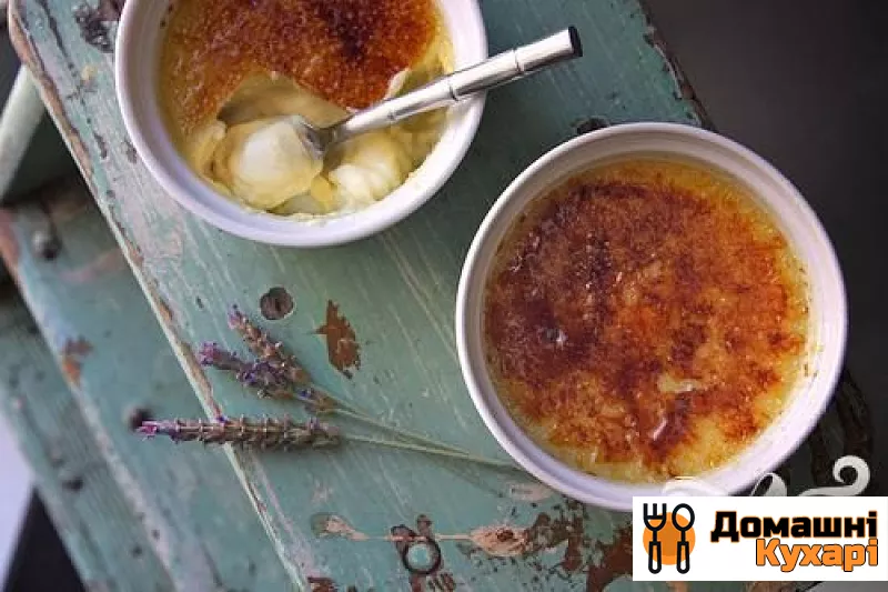 Рецепт Крем-брюле з лавандою і медом