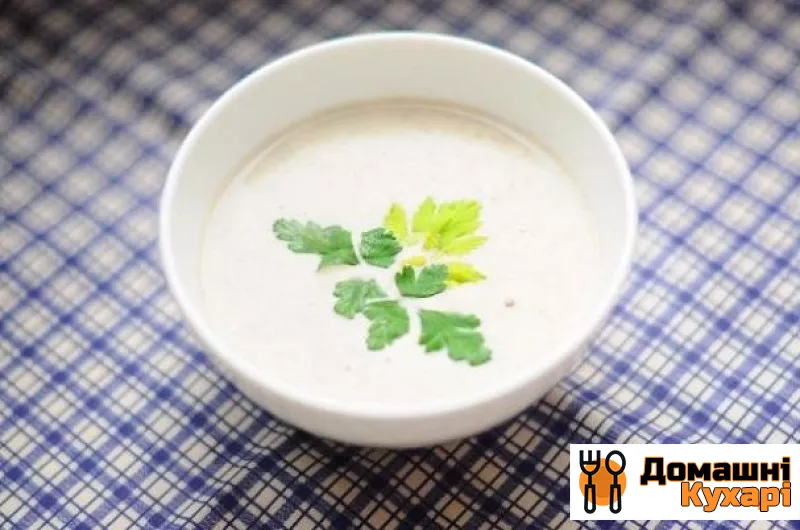 Рецепт Крем-суп з грибами і сиром