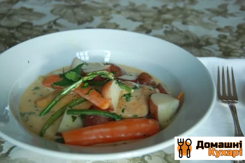 Рецепт Курка з овочами в цитрусовом соусі