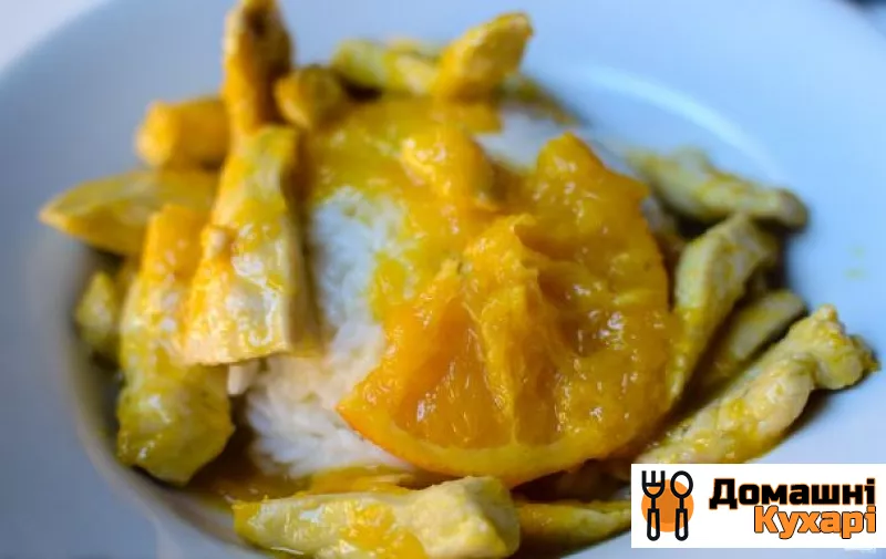 Рецепт Куряче філе в апельсиновому соусі