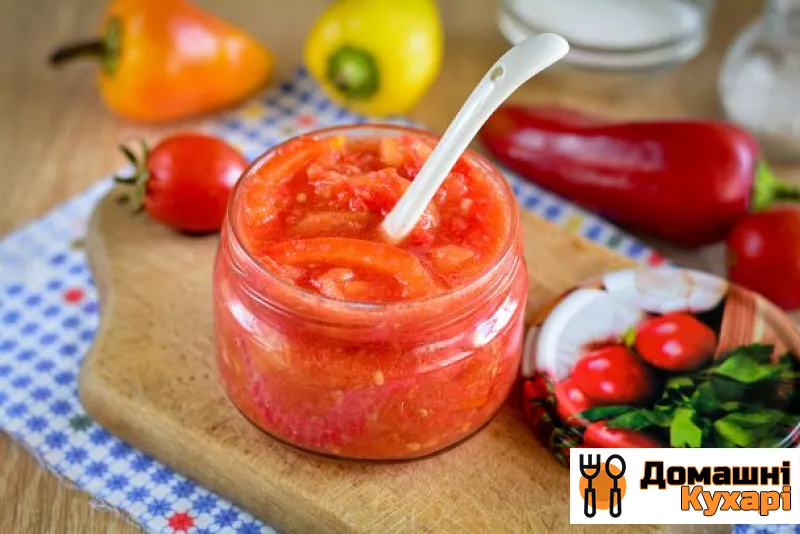 Рецепт Лечо з перцю і помідорів без оцту