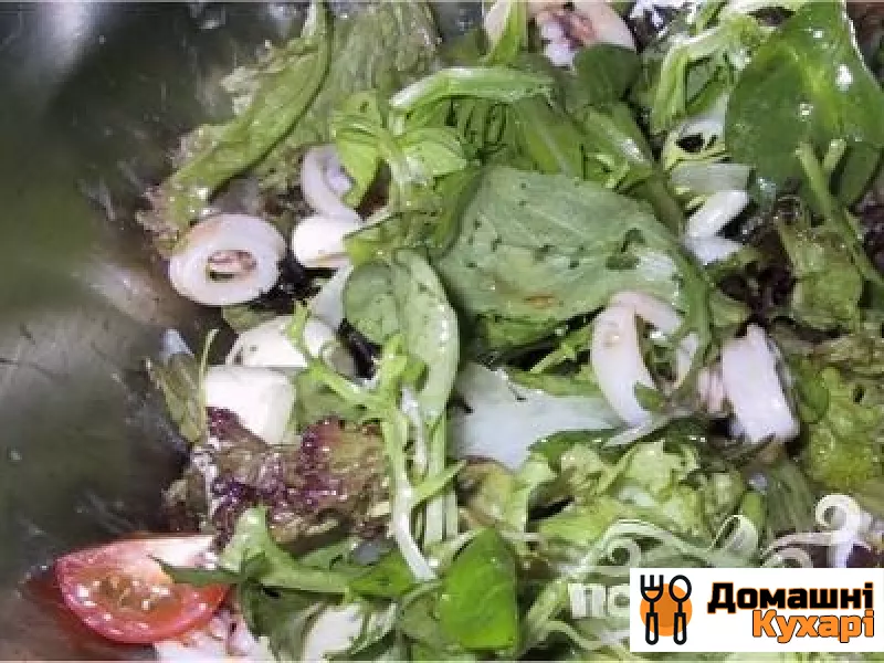 Рецепт Літній салат з кальмарів