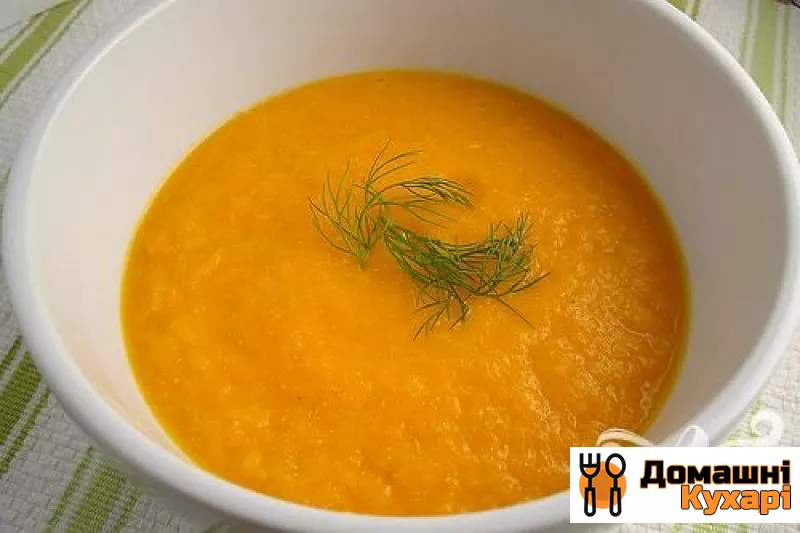 Рецепт Літній суп з гарбуза і апельсинів