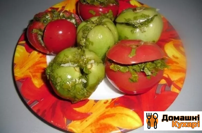 Рецепт Малосольні помідори по-вірменськи з часником