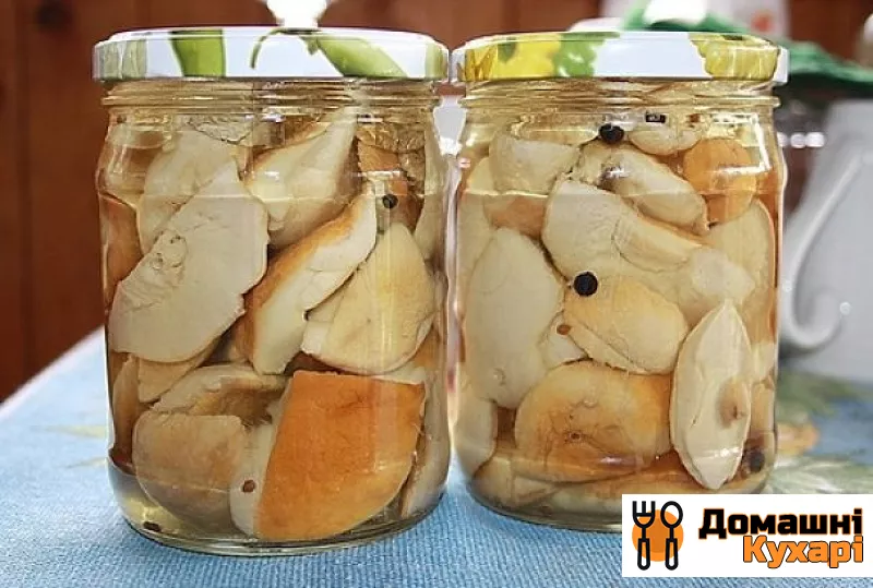 Рецепт Мариновані білі гриби без оцту