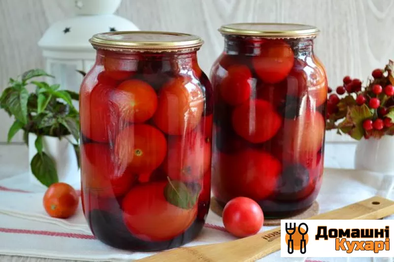 Рецепт Мариновані помідори з виноградом
