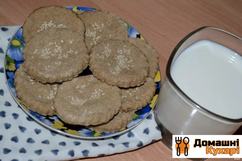 Рецепт Медове вівсяне печиво