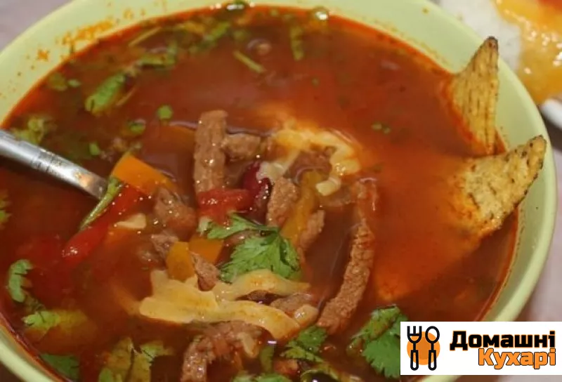 Рецепт Мексиканський квасолевий суп