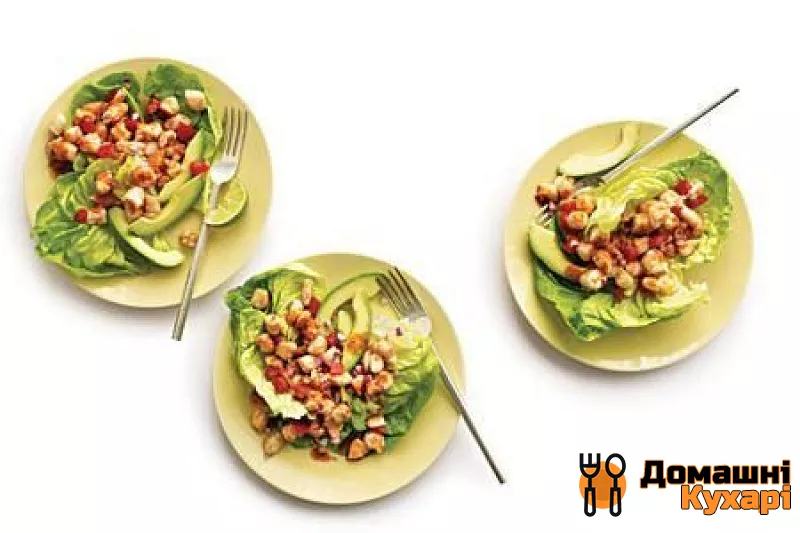 Рецепт Мексиканський салат з креветками