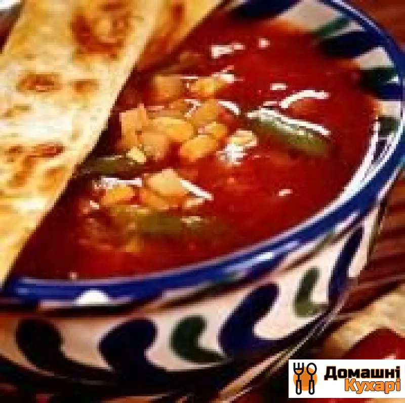 Рецепт Мексиканський суп з тортілья