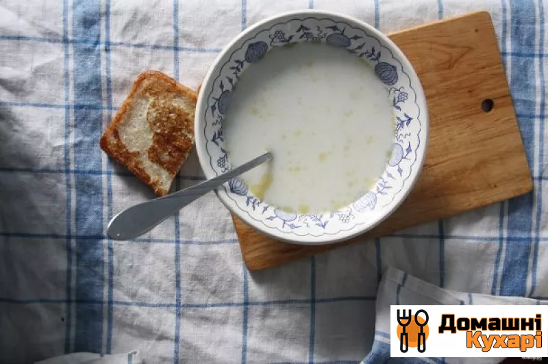 Рецепт Молочний суп з макаронами