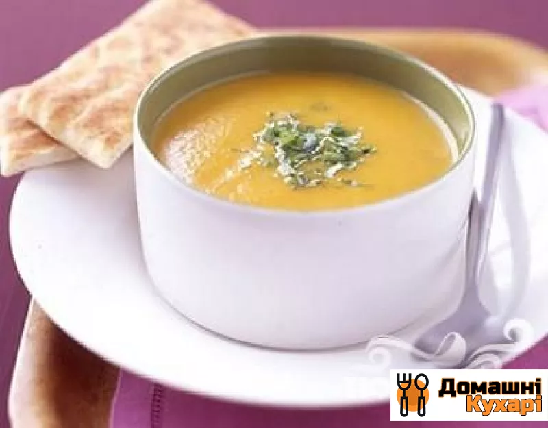 Рецепт Морквяний суп з каррі