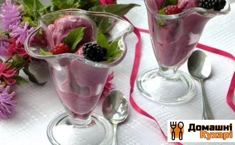 Рецепт Морозиво з ягодами