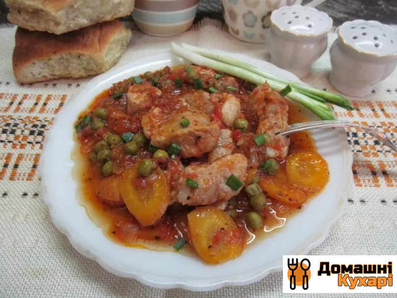 Рецепт М'ясо, тушковане в томатному соусі (Spеzzatino помідор)
