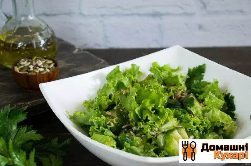 Рецепт Огірковий салат з насінням
