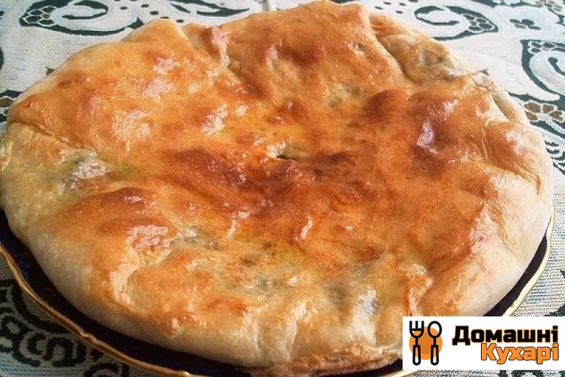 Рецепт Осетинський пиріг з зеленню