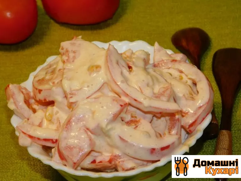 Рецепт Гострий салат з помідорів