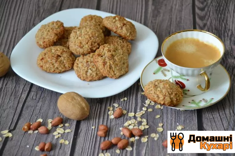 Рецепт Вівсяне печиво з арахісом