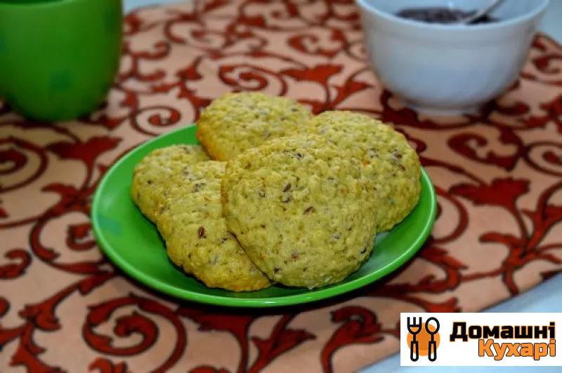 Рецепт Вівсяне печиво з льоном