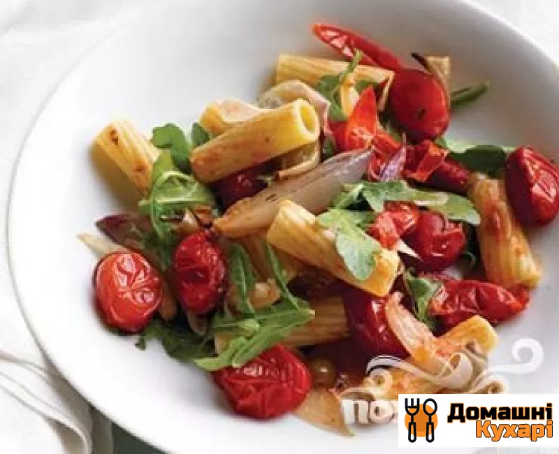 Рецепт Паста зі смаженими овочами і аругула