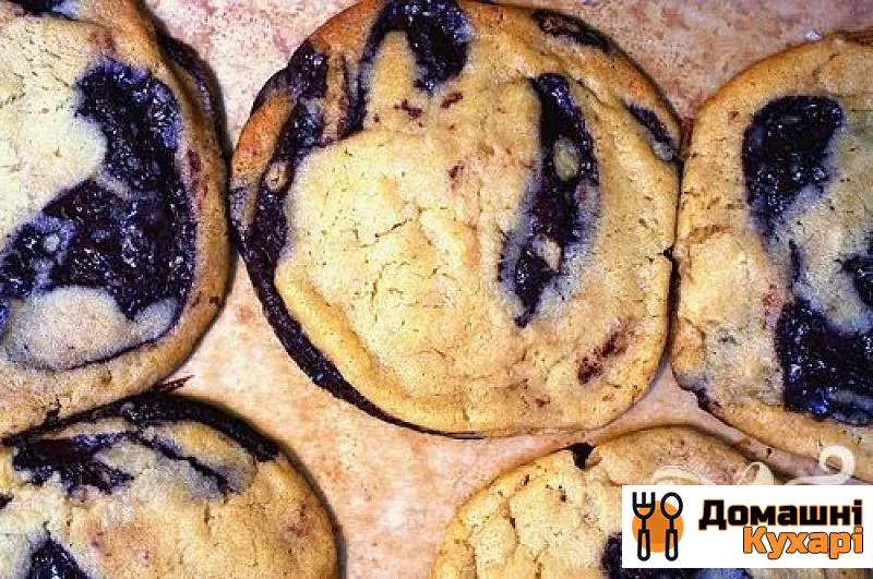 Рецепт Печиво з шоколадними чіпсами і ваніллю