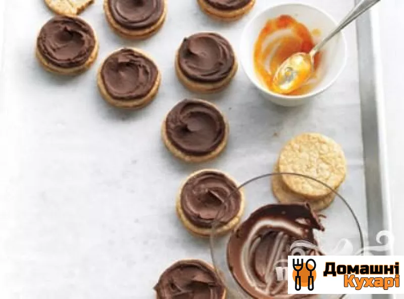 Рецепт Печиво з шоколадом і абрикосовим джемом