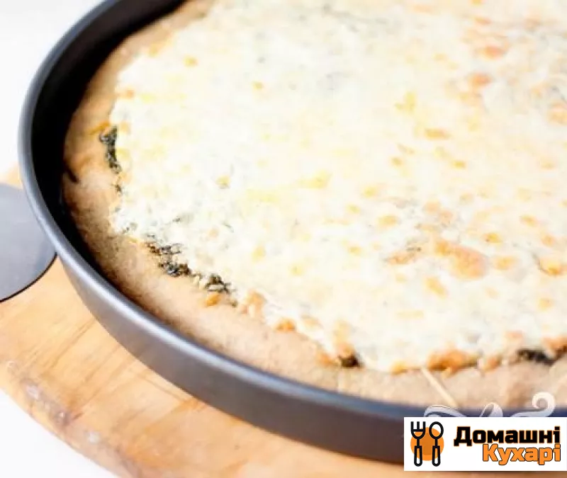 Рецепт Піца «три сиру» з соусом песто