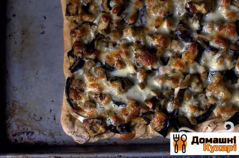 Рецепт Піца з баклажанами і оливками