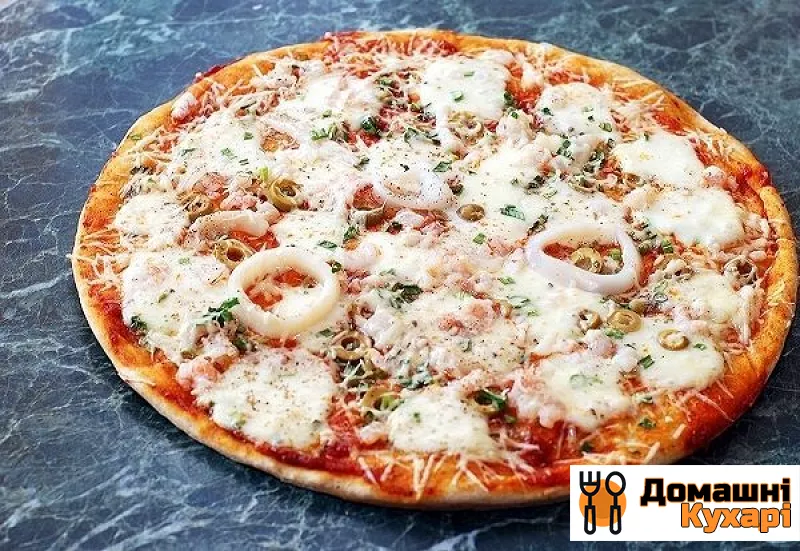 Рецепт Піца з кальмарами