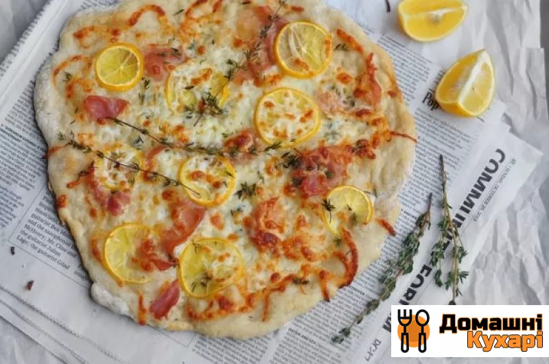 Рецепт Піца з прошутто і лимоном