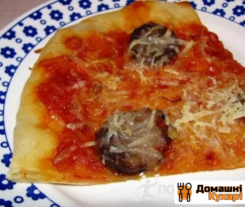 Рецепт Піца з рогаликами і ковбасою