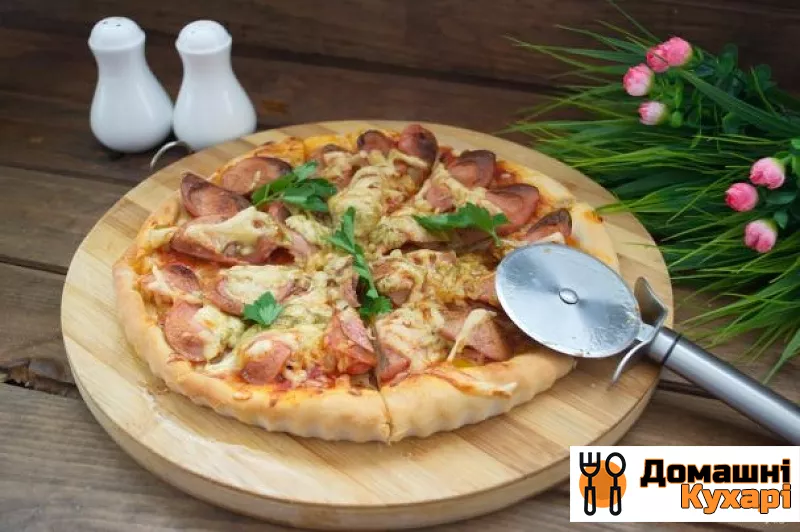 Рецепт Піца з сосисками