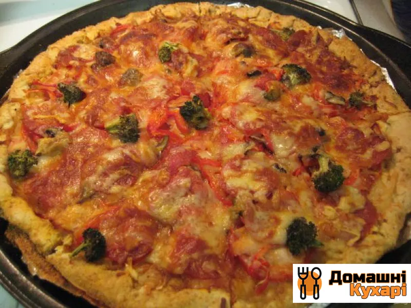 Рецепт Піца в духовці (тісто на сметані)