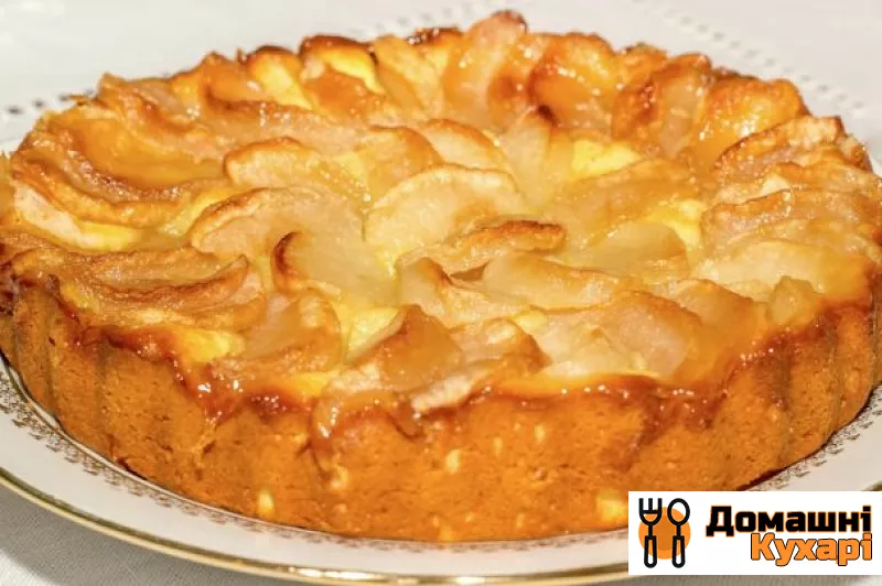Рецепт Пиріг з сиру і яблук