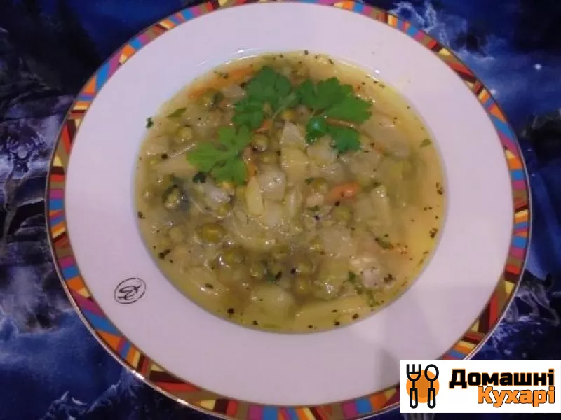 Рецепт Пісний суп з овочів