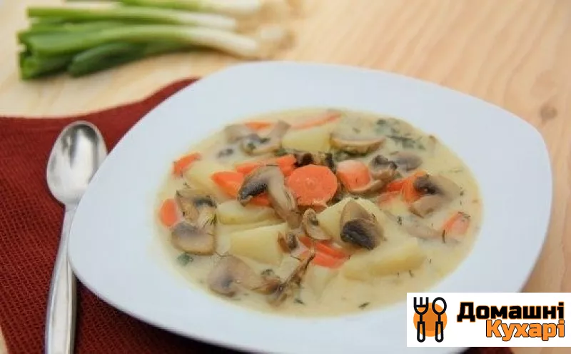 Рецепт Простий грибний суп