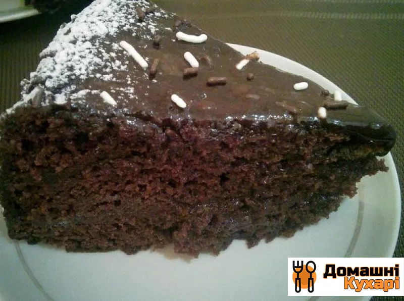 Рецепт Простий шоколадний торт в мультиварці