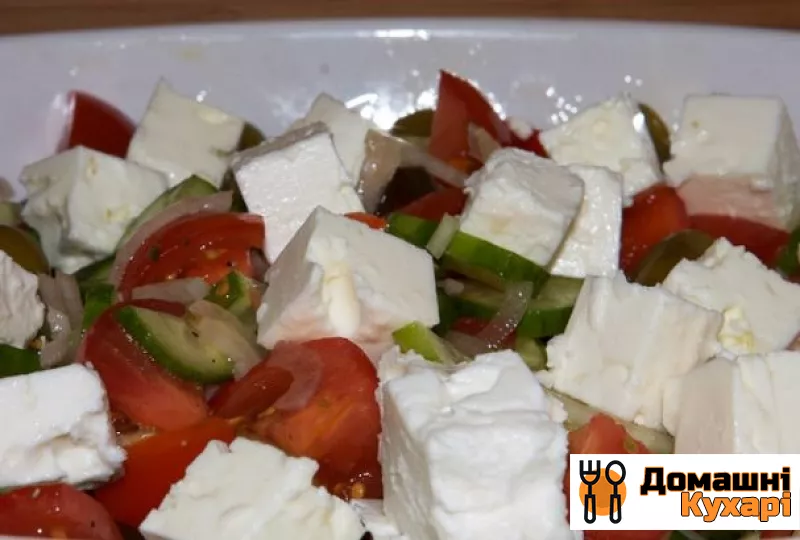 Рецепт «Грецький салат» з бринзою