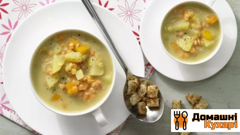 Рецепт супу з грінками