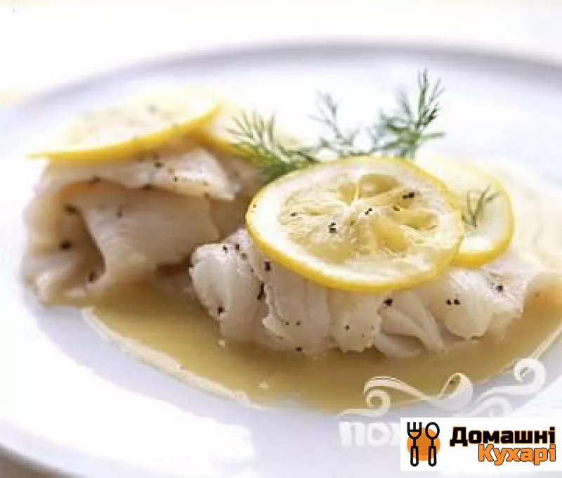 Рецепт Риба з лимонним соусом