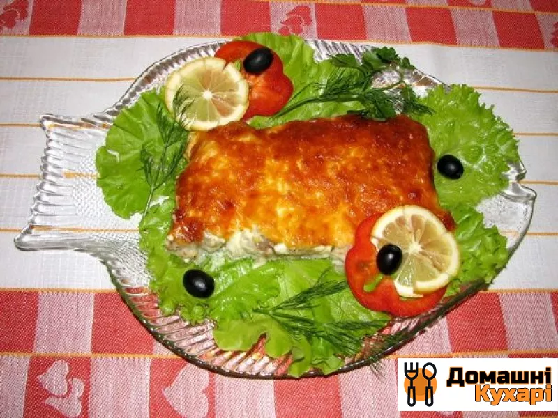 Рецепт Риба, запечена з сиром