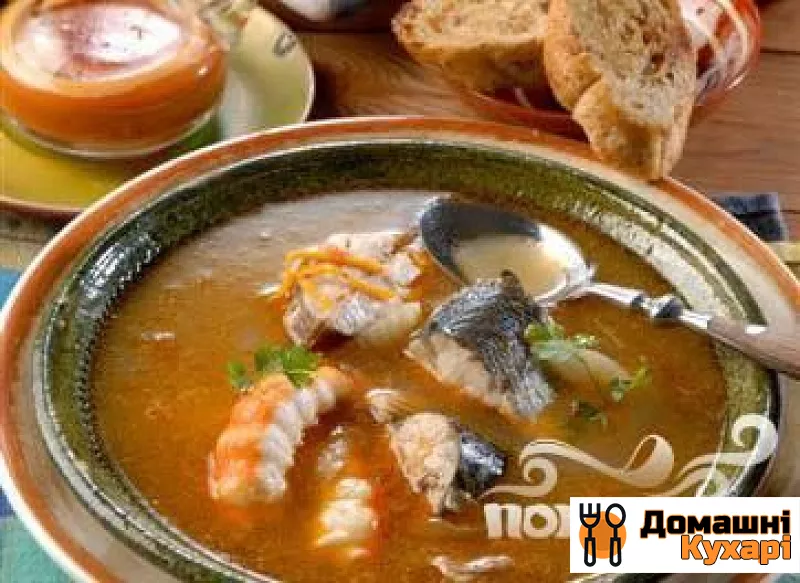 Рецепт Рибний суп по-марсельски