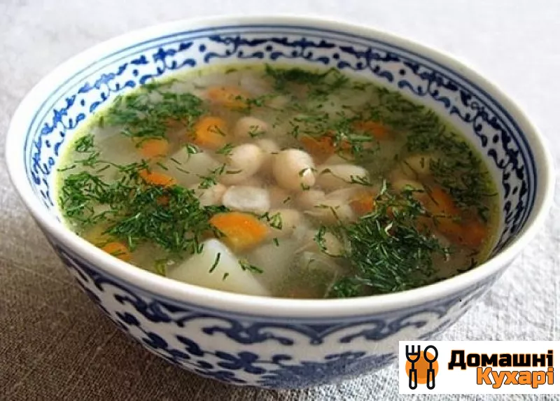 Рецепт Рибний суп з квасолею
