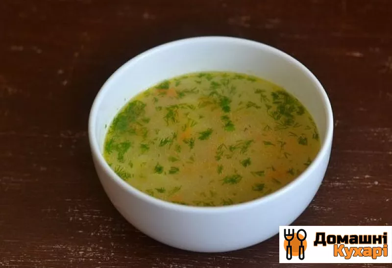 Рецепт Рибний суп з консервами