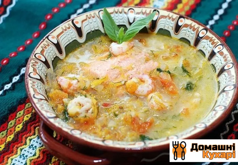 Рецепт Рибний суп з морепродуктами