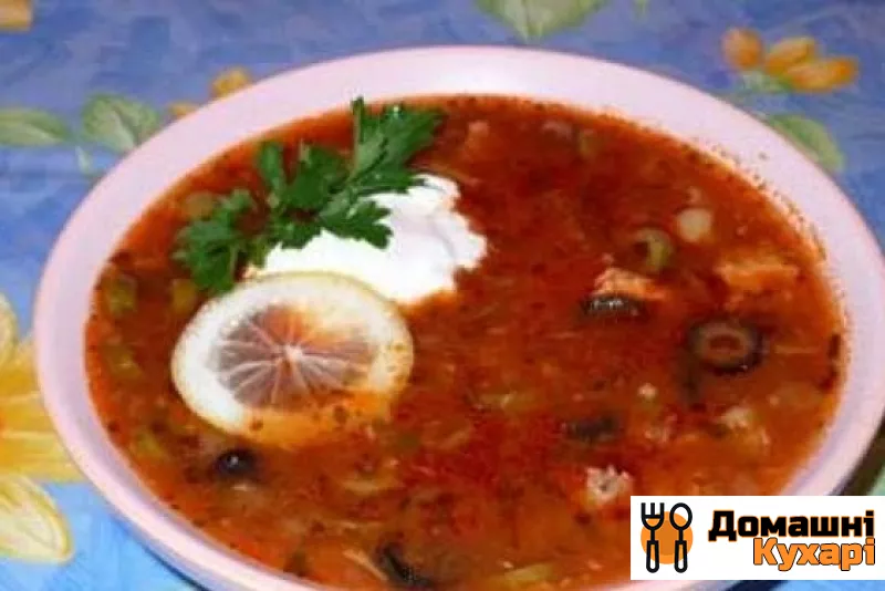 Рецепт Рибний суп з оливками