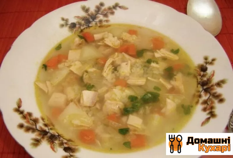 Рецепт Рисовий суп з куркою