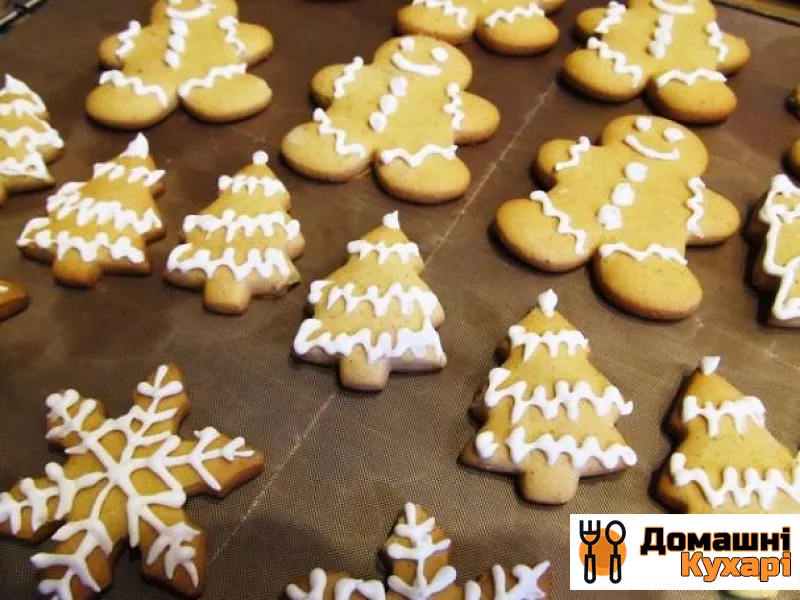 Рецепт Різдвяне печиво з глазур'ю