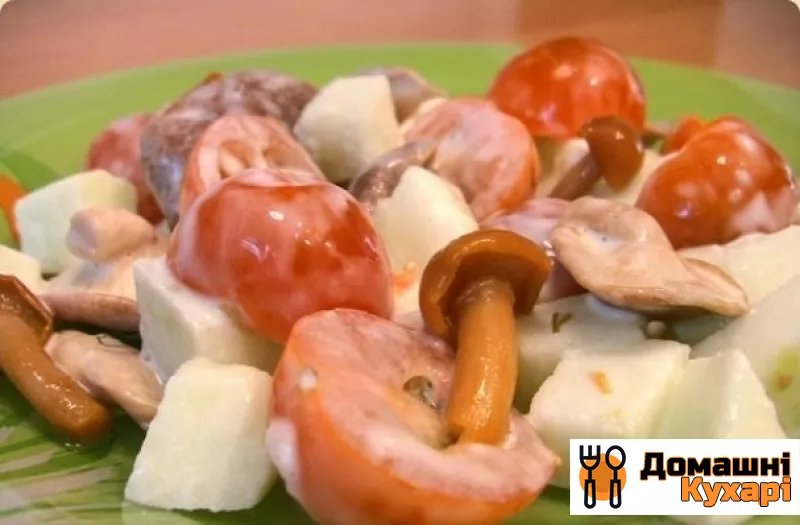Рецепт Салат з маринованих грибів