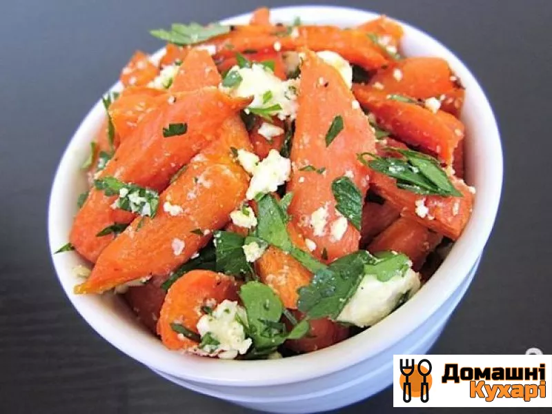 Рецепт Салат з моркви і сиру Фета